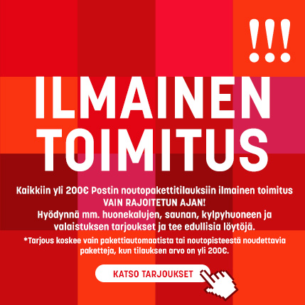 Kaikki kylppäriin ja saunaan tarjoushintaan!