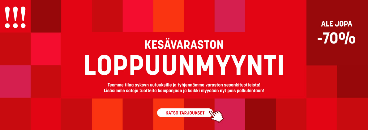 Varaston loppuunmyynti