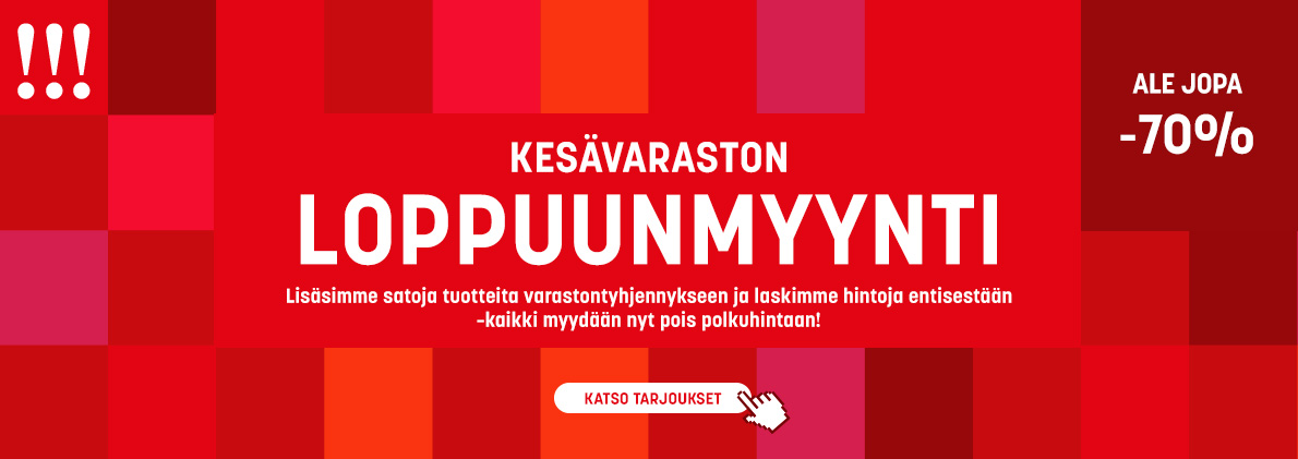 Varaston loppuunmyynti