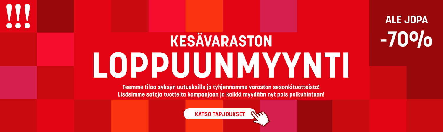 Varaston loppuunmyynti