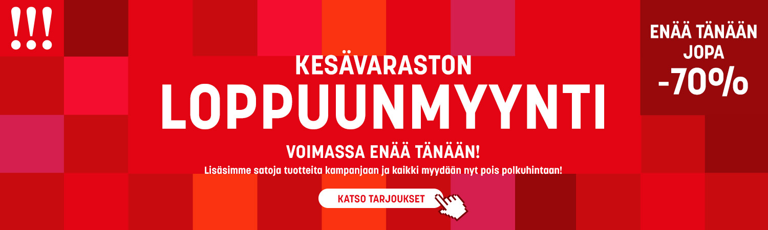 Varaston loppuunmyynti