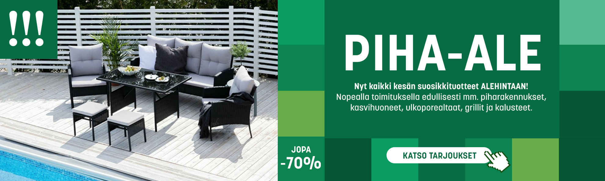 Pihan suosikkituotteet tarjoushintaan
