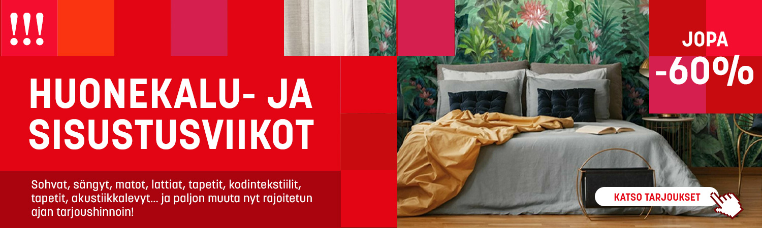 Huonekalut tarjoushintaan!