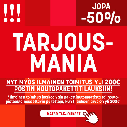 Kaikki kylppäriin ja saunaan tarjoushintaan!