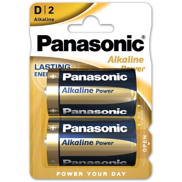 Paristo Panasonic Alkaline Power D, 2kpl/pkt
