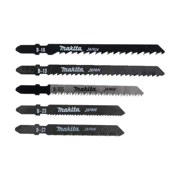 Pistosahanteräsarja Makita A-86898, puulle/metallille, 5 osaa