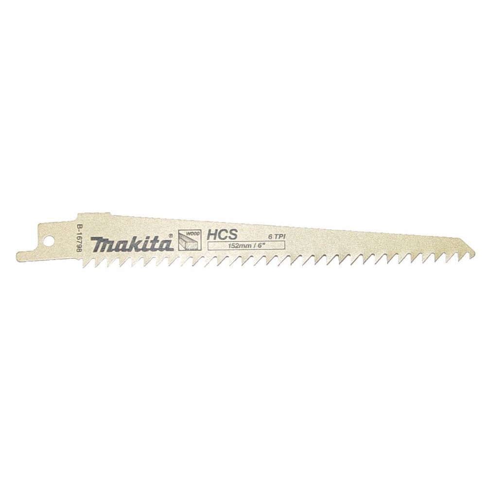 Puukkosahanterä Makita B-16798, HCS, puulle/vanerille, 5kpl