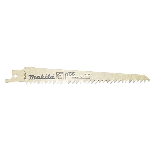 Puukkosahanterä Makita B-16798, HCS, puulle/vanerille, 5kpl