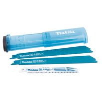 Puukkosahanteräsarja Makita B-44448 metallille, 6 osaa + kotelo