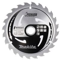 Pyörösahanterä Makita EffiCut E-12142, 165x1.5/20mm, 15°, 24T