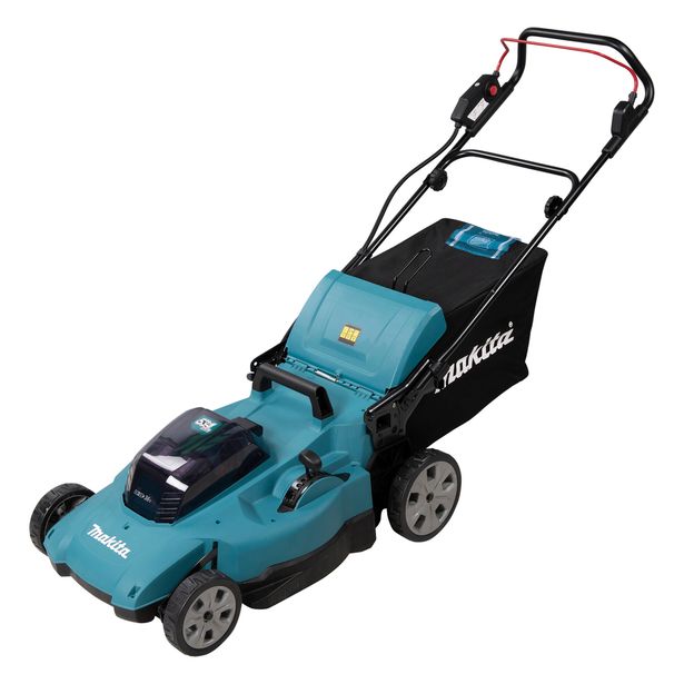 Akkuruohonleikkuri Makita LXT DLM538PG2, 2x18V, 2x6.0Ah akuilla