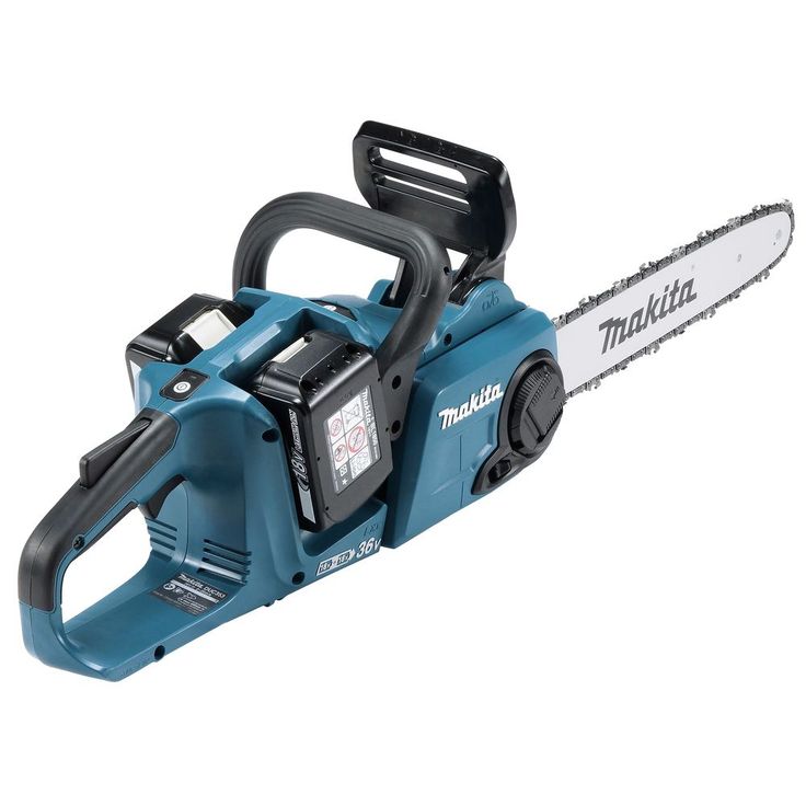 Akkuketjusaha Makita LXT DUC353Z, 14, 2x18V, 2x6.0Ah akuilla