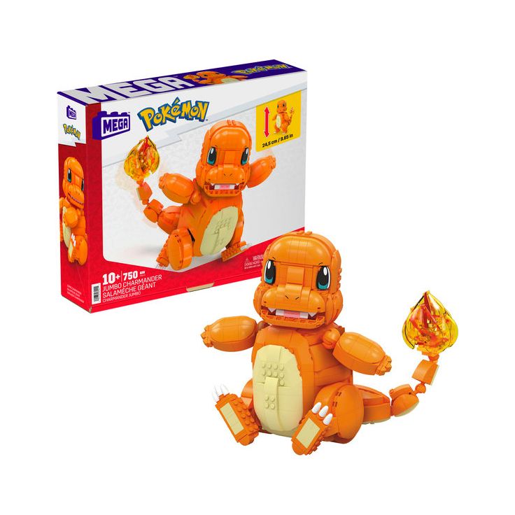 Rakennussarja MEGA Pokémon Charmander, 750 osaa