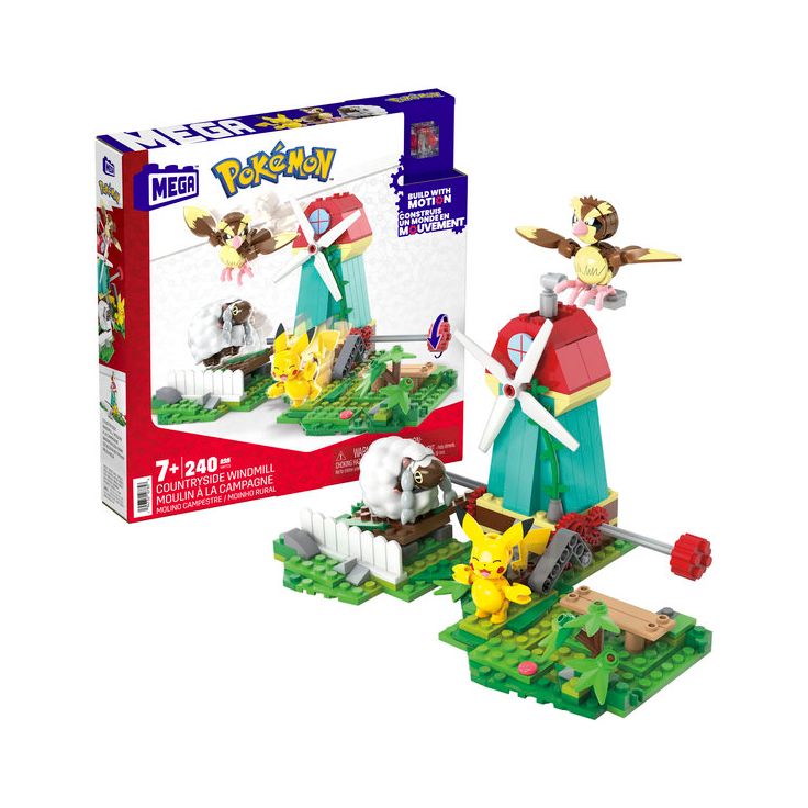 Rakennussarja MEGA Pokémon Windy Town, 240 osaa
