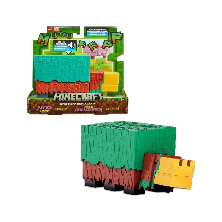 Leluhahmo Minecraft Sniffer, 20cm, äänillä