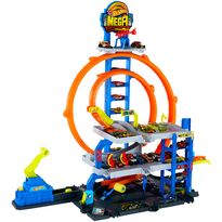 Parkkitalo Hot Wheels City Mega Garage, 4 kerrosta