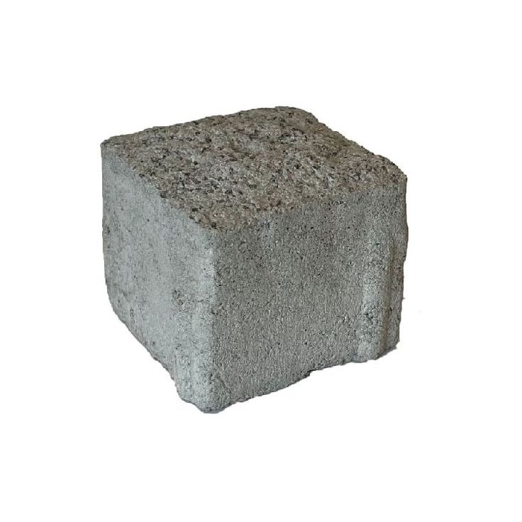 Pihakivi Rudus Artik-noppa, 92x92x80mm, profiloitu, hienopesty, harmaa