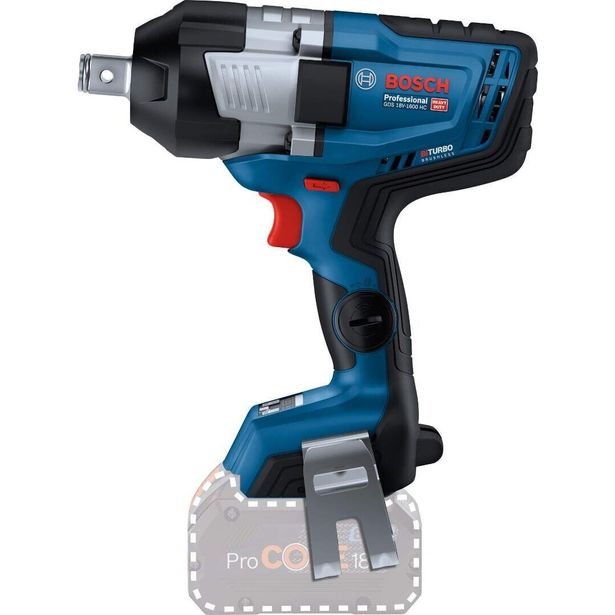 Akkuiskumutterinväännin Bosch Professional GDS 18V-1600 HC Solo, 18V, ilman akkua