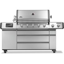 Kaasugrilli Napoleon Prestige PRO665-4 Connected, 5+2 poltinta, sivupoltin ja takapoltin