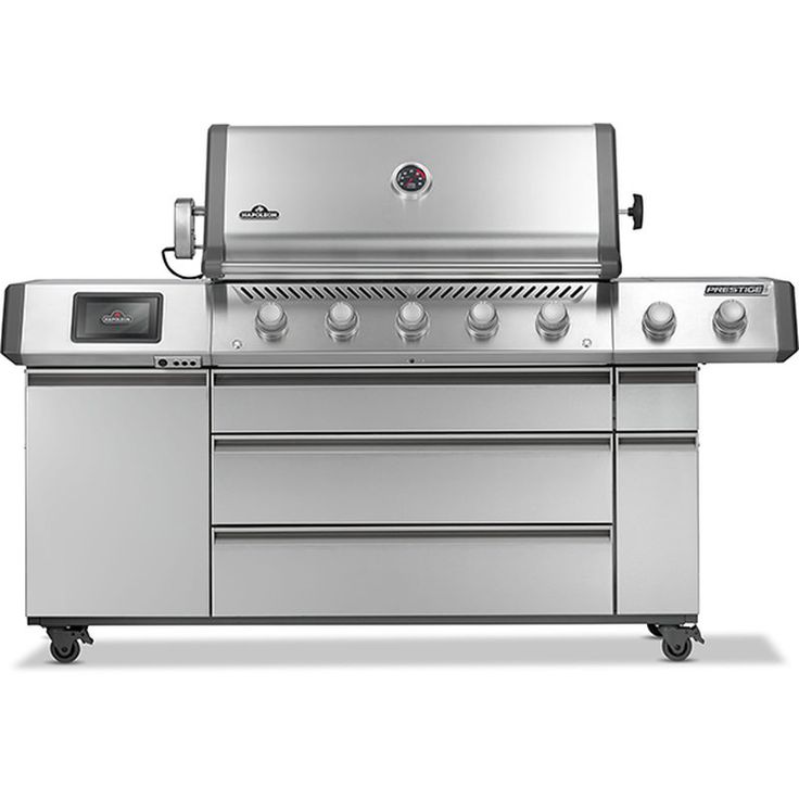 Kaasugrilli Napoleon Prestige PRO665-4 Connected, 5+2 poltinta, sivupoltin ja takapoltin