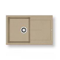 Keittiöallas Pyramis Ithaka 79x50 1B 1D, tummanbeige