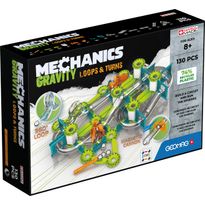 Magneettikuularata Geomag Mechanics Gravity Loops &amp; Turns, 130 osaa