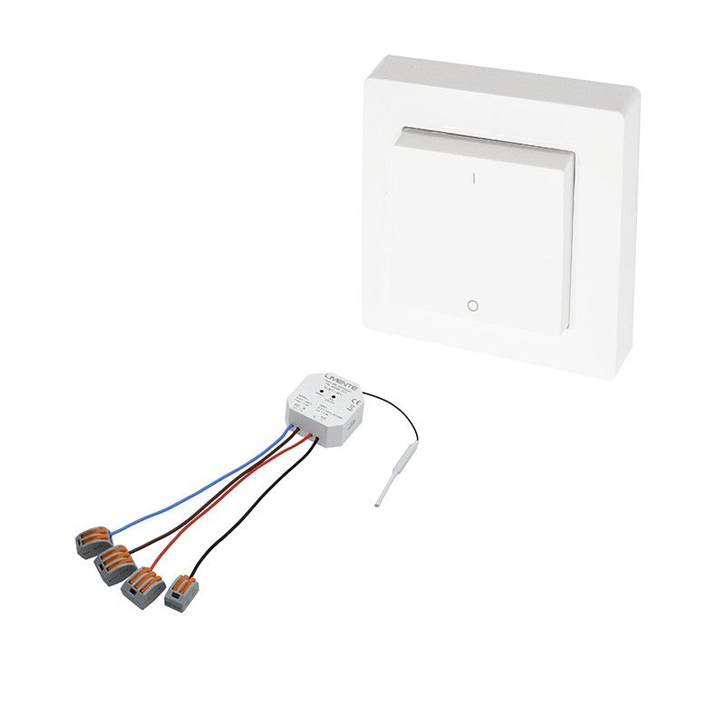 1-osainen säädin- ja himmenninsetti Limente Smart 596 Greenline, max. 80W, 240V, valkoinen