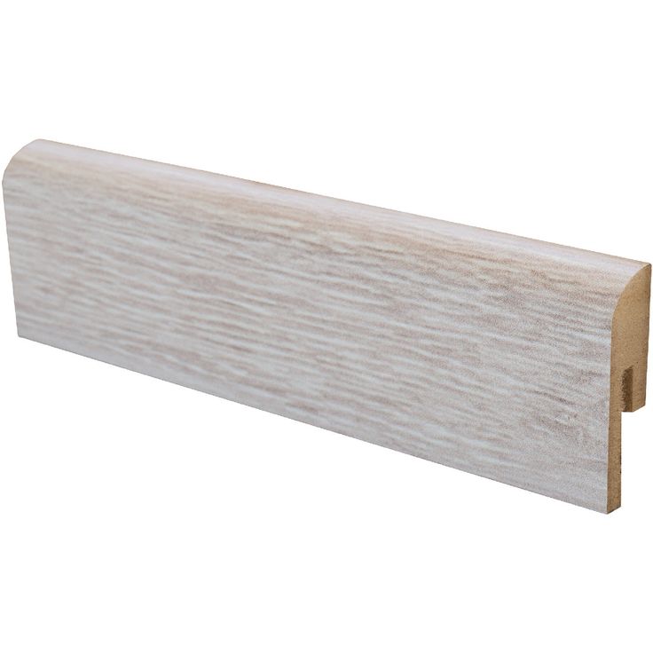 Jalkalista Maler Lamella R10, 12x42x2750mm, mdf, melamiinipinta, harmaa tammikuvio