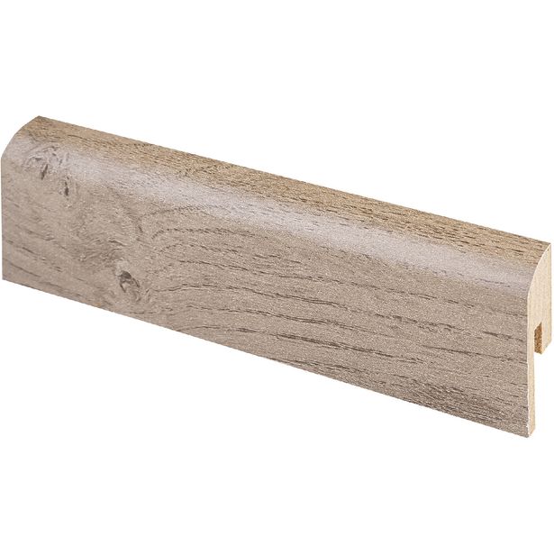 Jalkalista Maler Lamella R10, 12x42x2750mm, mdf, vaaleanruskea elegant tammikuvio