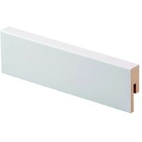 Jalkalista Maler R2 12x42x2750mm, mdf, melamiinipinta, valkoinen 111-8