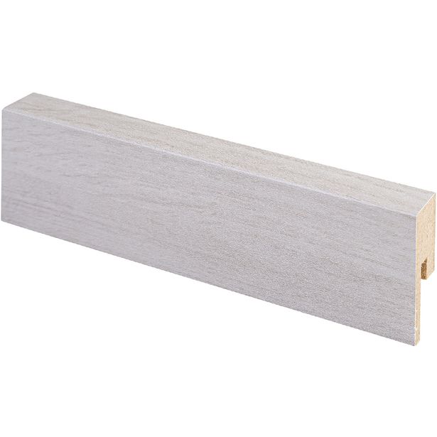 Jalkalista Maler Create Home R2, 12x42x2750mm, mdf, SPC-Harmaa