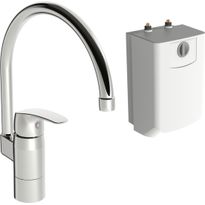 Keittiöhana mökille Oras Safira 1024F, vedenlämmitin, kromi