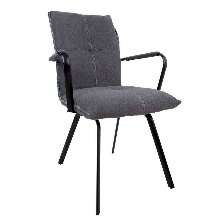 Tuoli Home4You Eddy 59x56x89cm, harmaa 