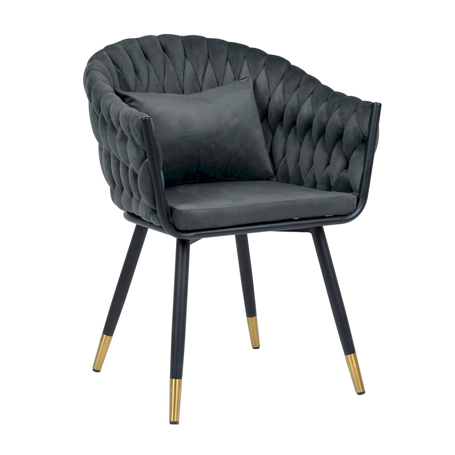 Tuoli Home4You Flora harmaa
