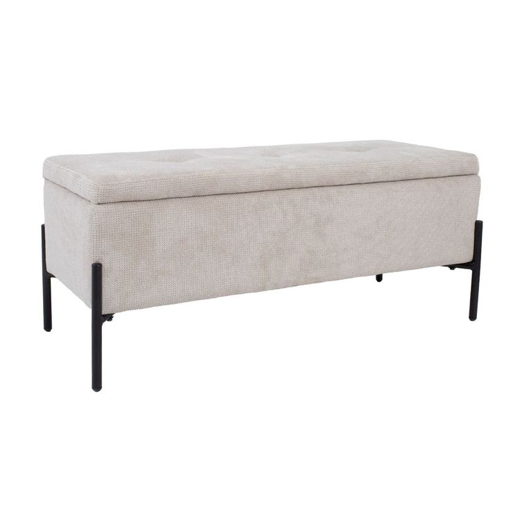 Penkki Home4You Rori säilytyslaatikolla, 95x35x41cm