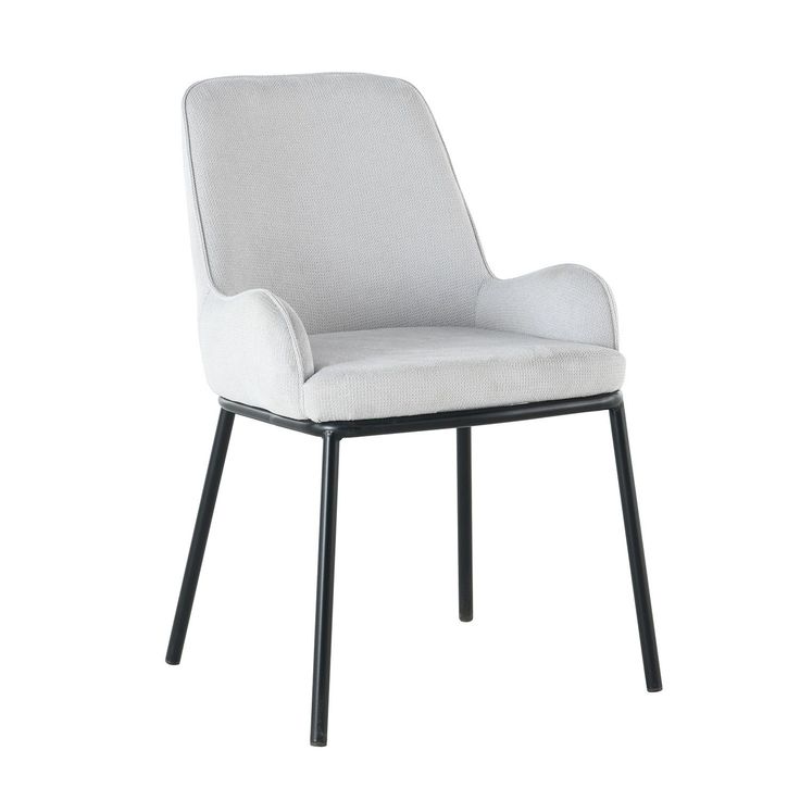 Tuoli Home4You Darcy harmahtavan valkoinen 