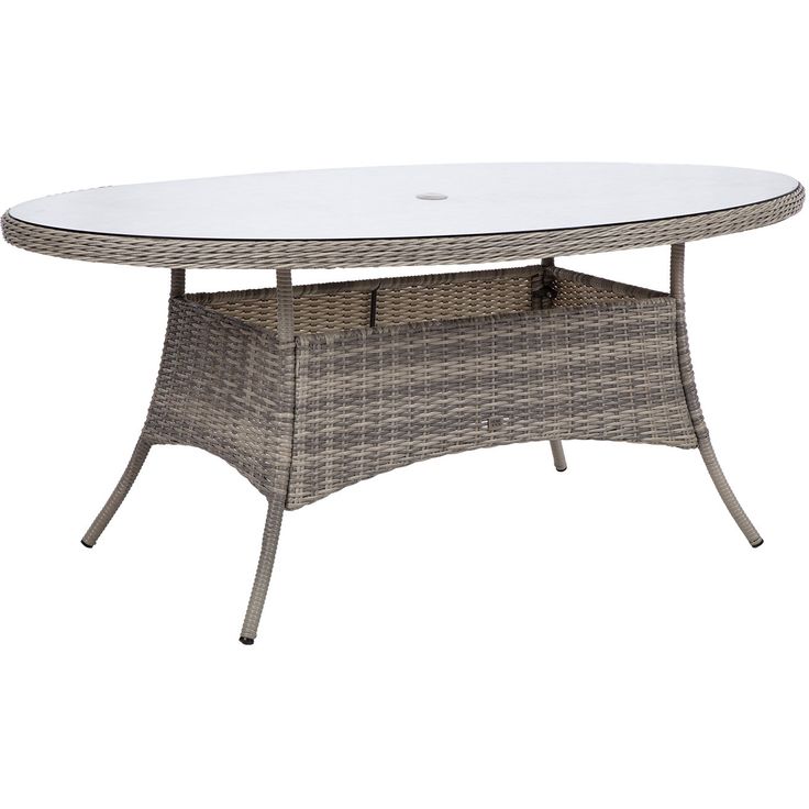 Table TRENTO 180x100xH75cm, light grey