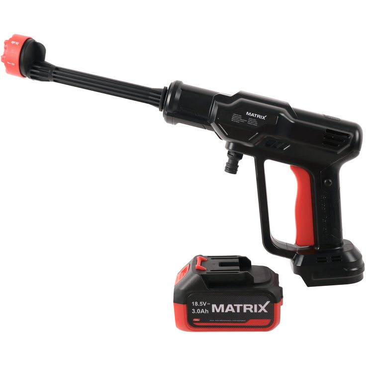 Akkupainepesuri Matrix, 18V 3,3 l/min 