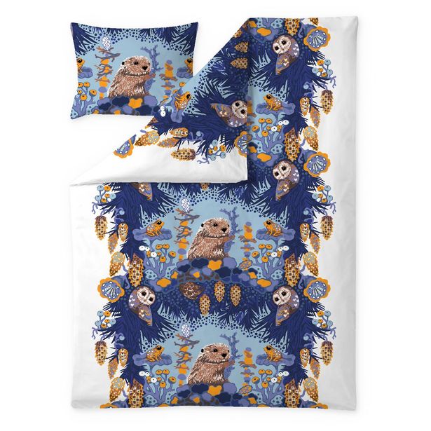 Pussilakanasetti Vallila Alvar, 150x210cm, sininen