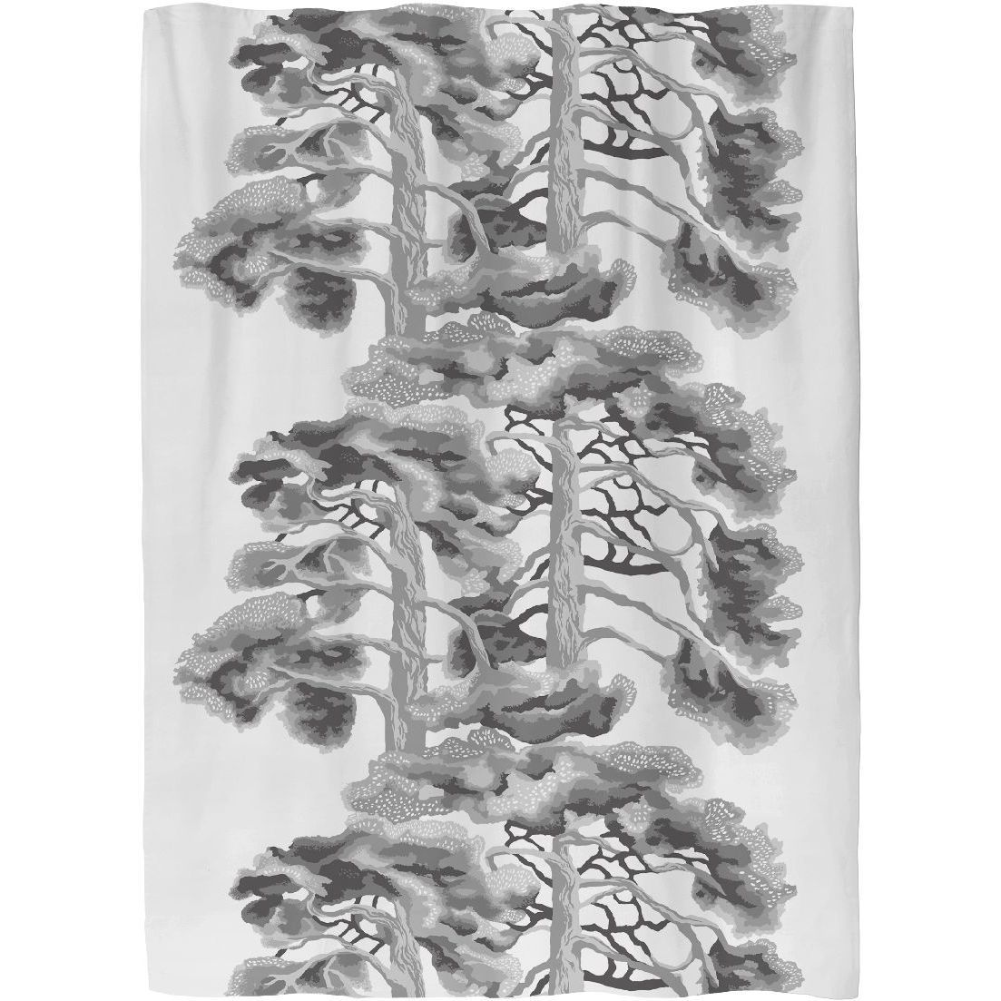 Suihkuverho Vallila Voima, 180x200cm, harmaa