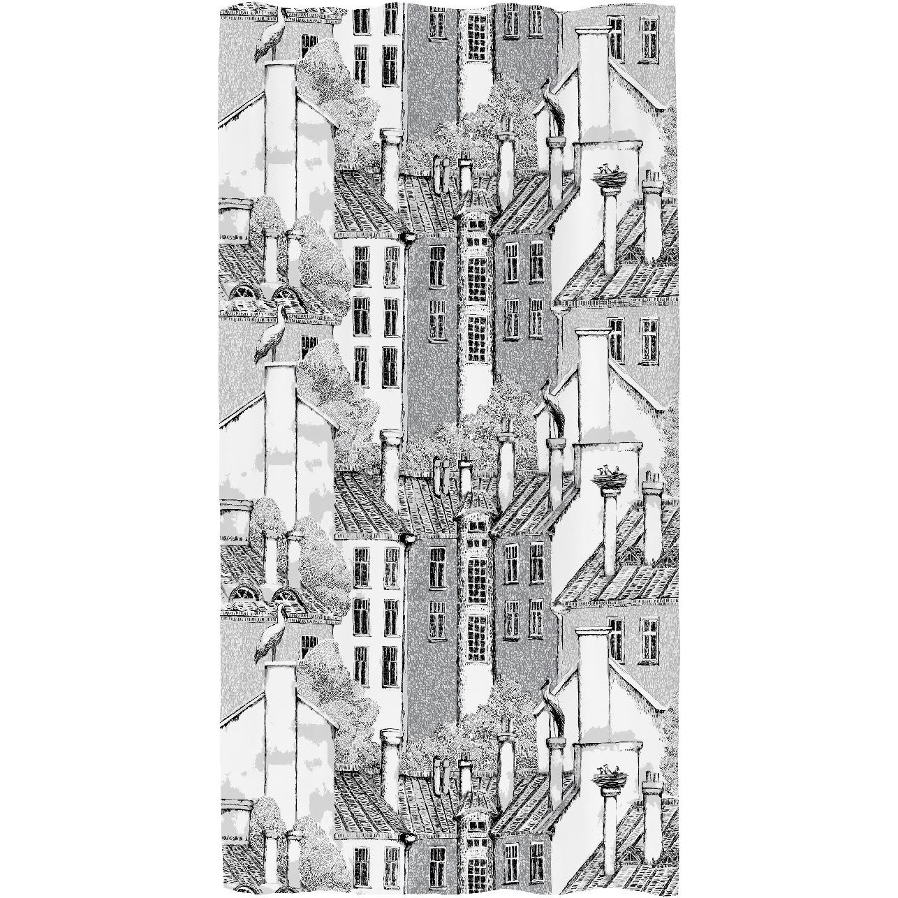 Sivuverho Vallila Korkeuksissa, 140x250cm, harmaa