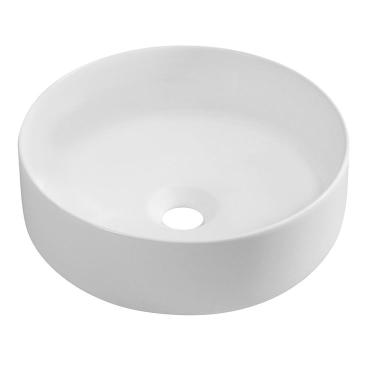 Malja-allas Interia Infinity Round Ø360 mm, valkoinen