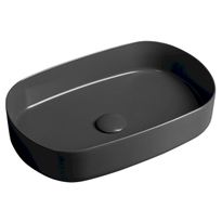 Malja-allas Interia Infinity Oval 550x360 mm, antrasiitti