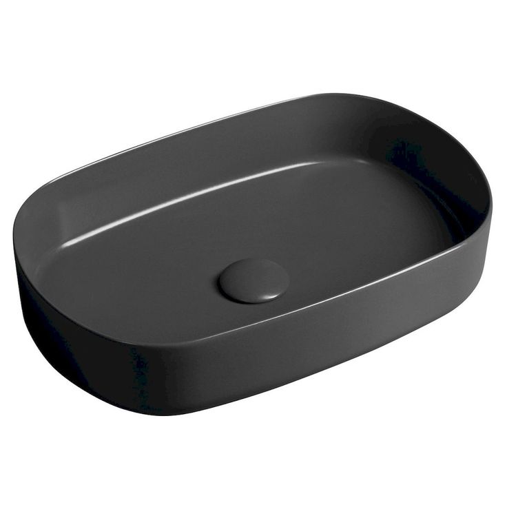 Malja-allas Interia Infinity Oval 550x360 mm, musta