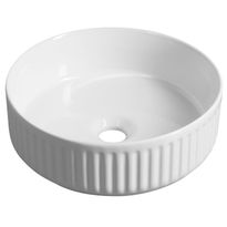 Malja-allas Interia Ion Ø360 mm, valkoinen