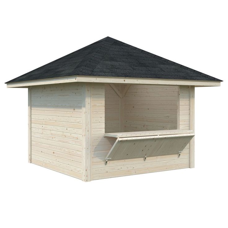 Kioski Palmako Bianca Set 104, 8,3 m²
