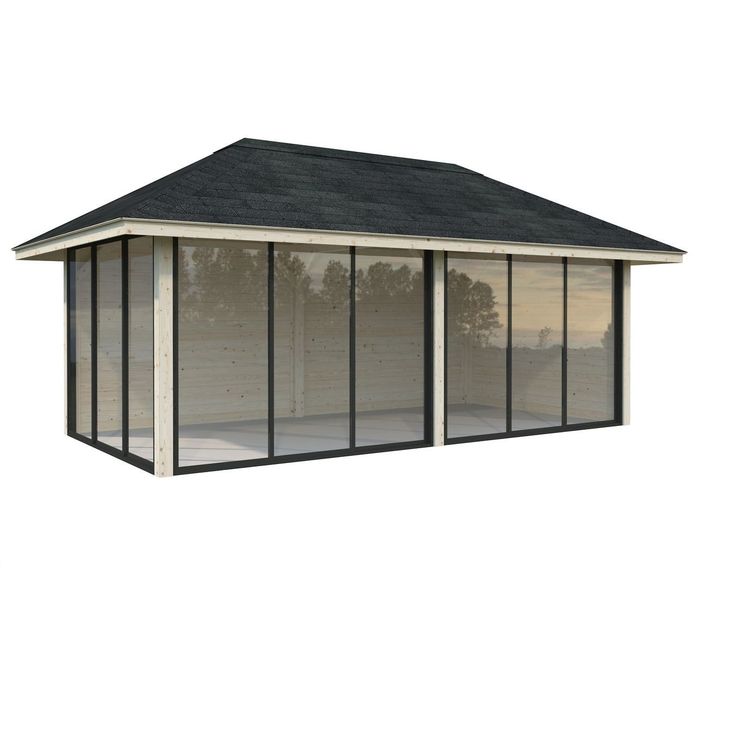 Kesähuone Palmako Bianca Set 202, sis.liukuovet 16,6 m²