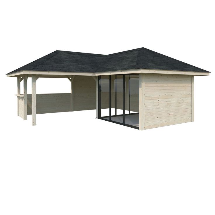 Katos Palmako Bianca Set 209, sis.liukuovet 24,9 m²