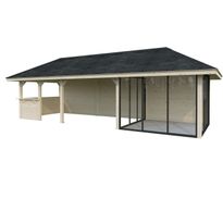Kesähuone Palmako Bianca Set 216, sis.liukuovet 24,9 m²