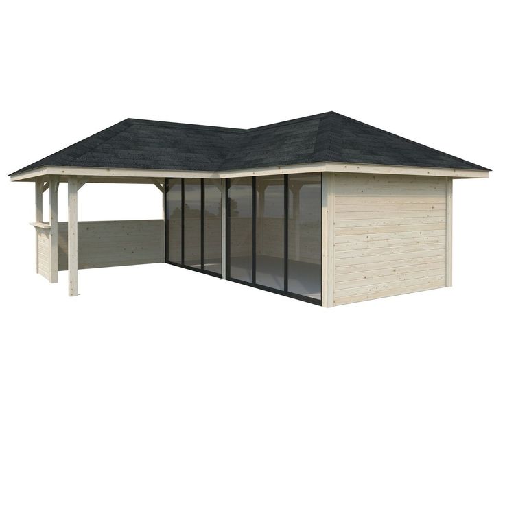 Katos Palmako Bianca Set 222, sis.liukuovet 24,9 m²